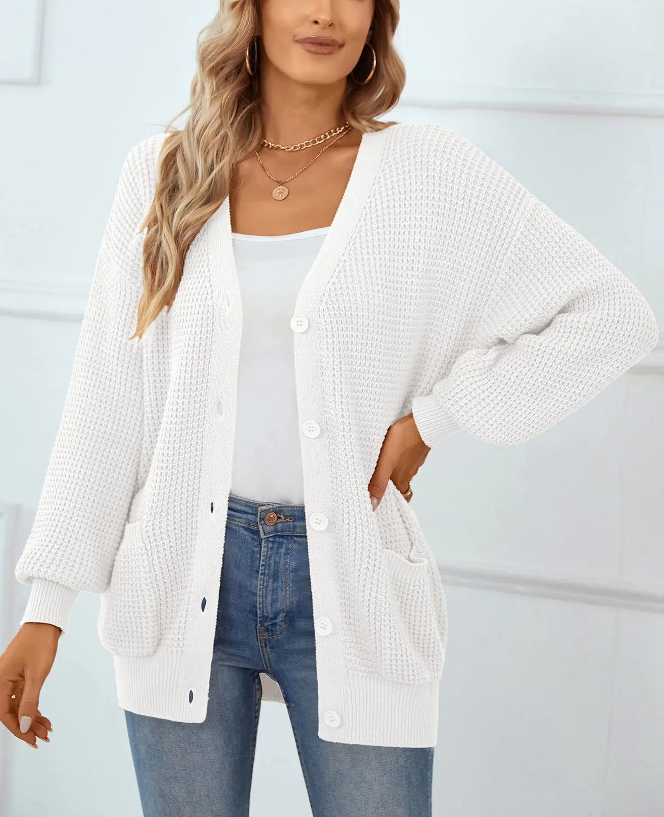 NOVO – Retro Knit Cardigan