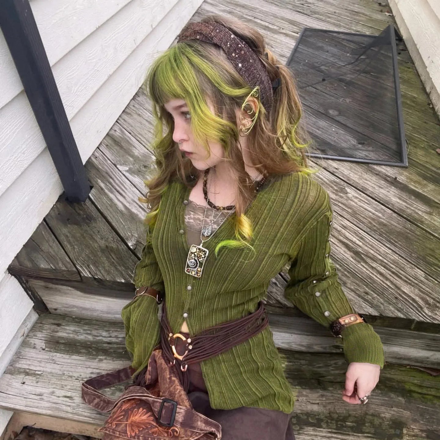 NOVO – Elegant Ribbed Cardigan